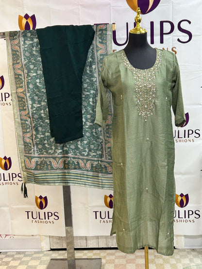 Silk salwar suit