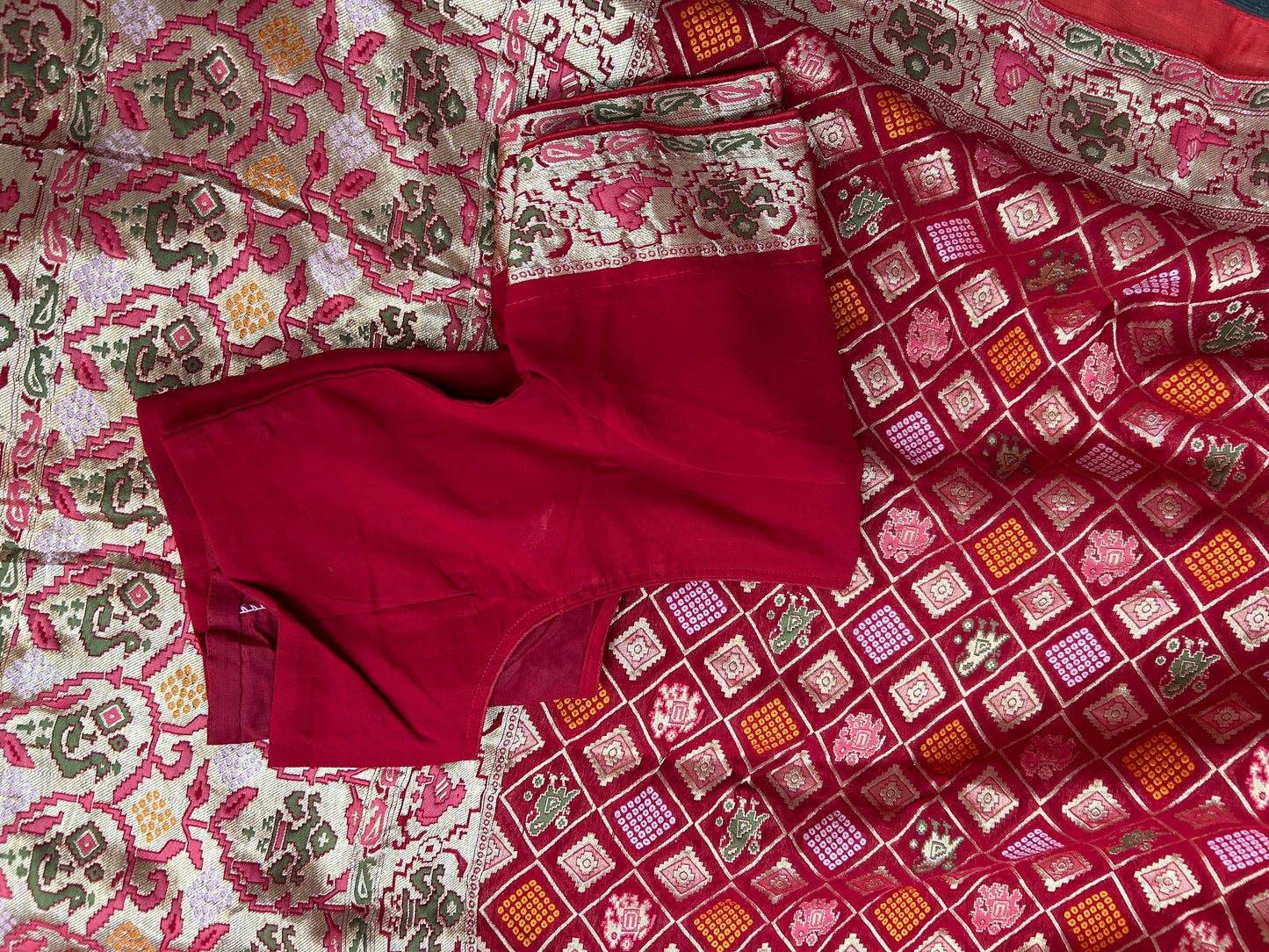 Red pure patola benaras saree