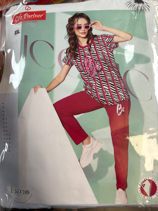 Hosiery cotton night suit