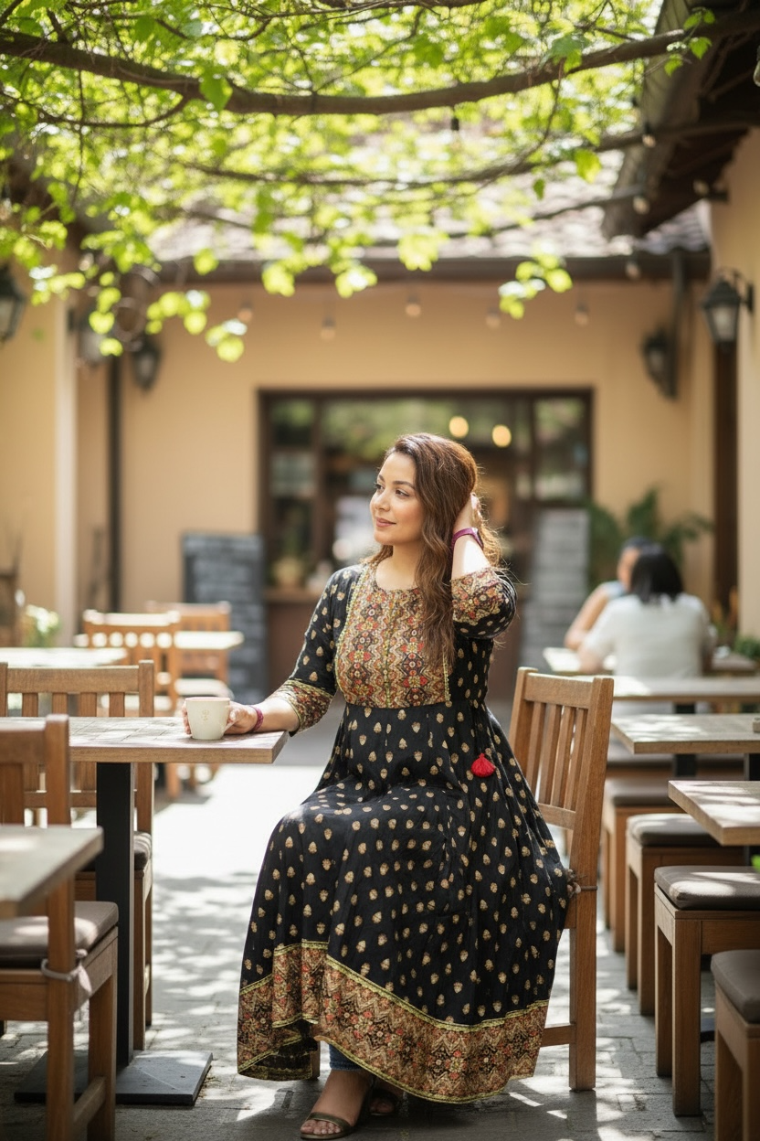 Jaipur cotton Kurti by Kurti Connection USA