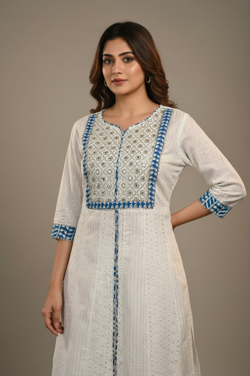 Cotton long kurti
