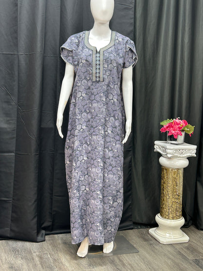 Rayon nighty / Indian night wear by Kurti Connection USA