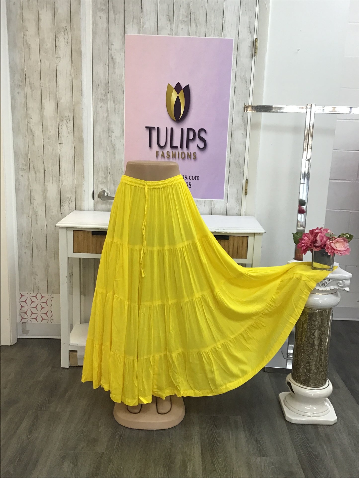 Rayon skirt