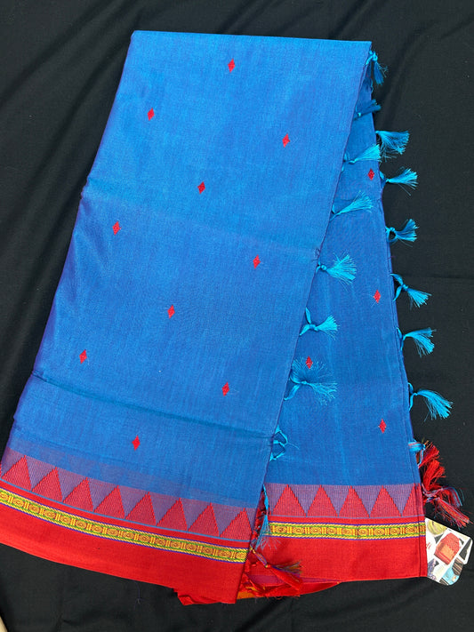 Blue/South cottonsaree