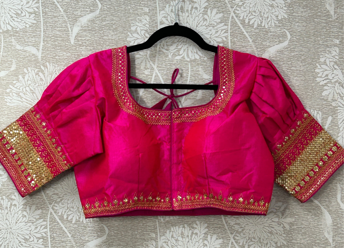 Silk blouse by Kurti Connection USA
