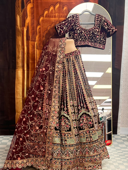 Bridal Lehenga choli set by Kurti Connection USA