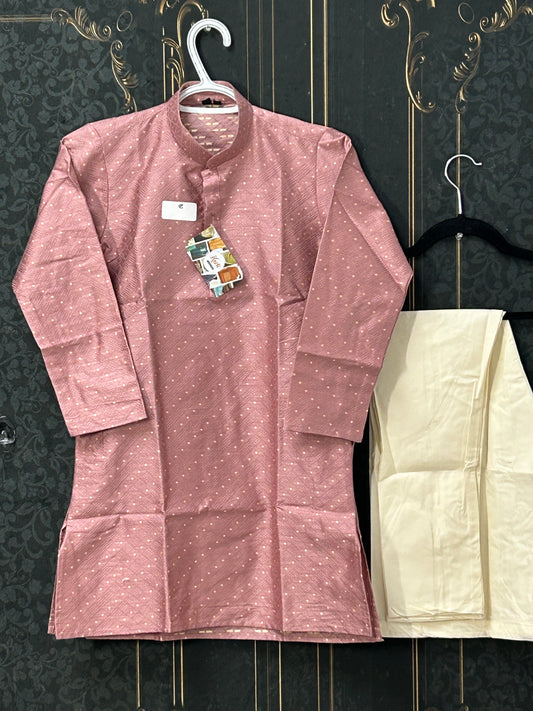 Silk cotton kurta for boys - Kurti Connection USA