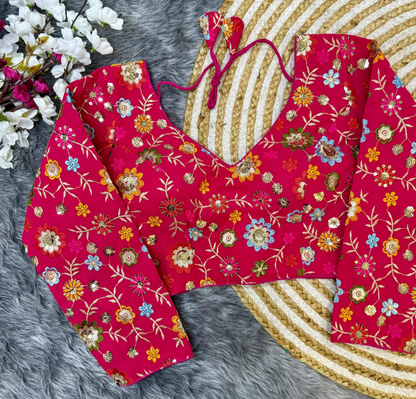 Georgette blouses - Kurti Connection USA