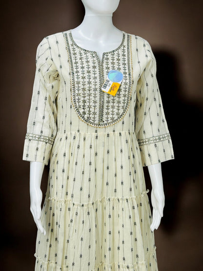 Khadi Cotton Kurti - Kurti Connection USA