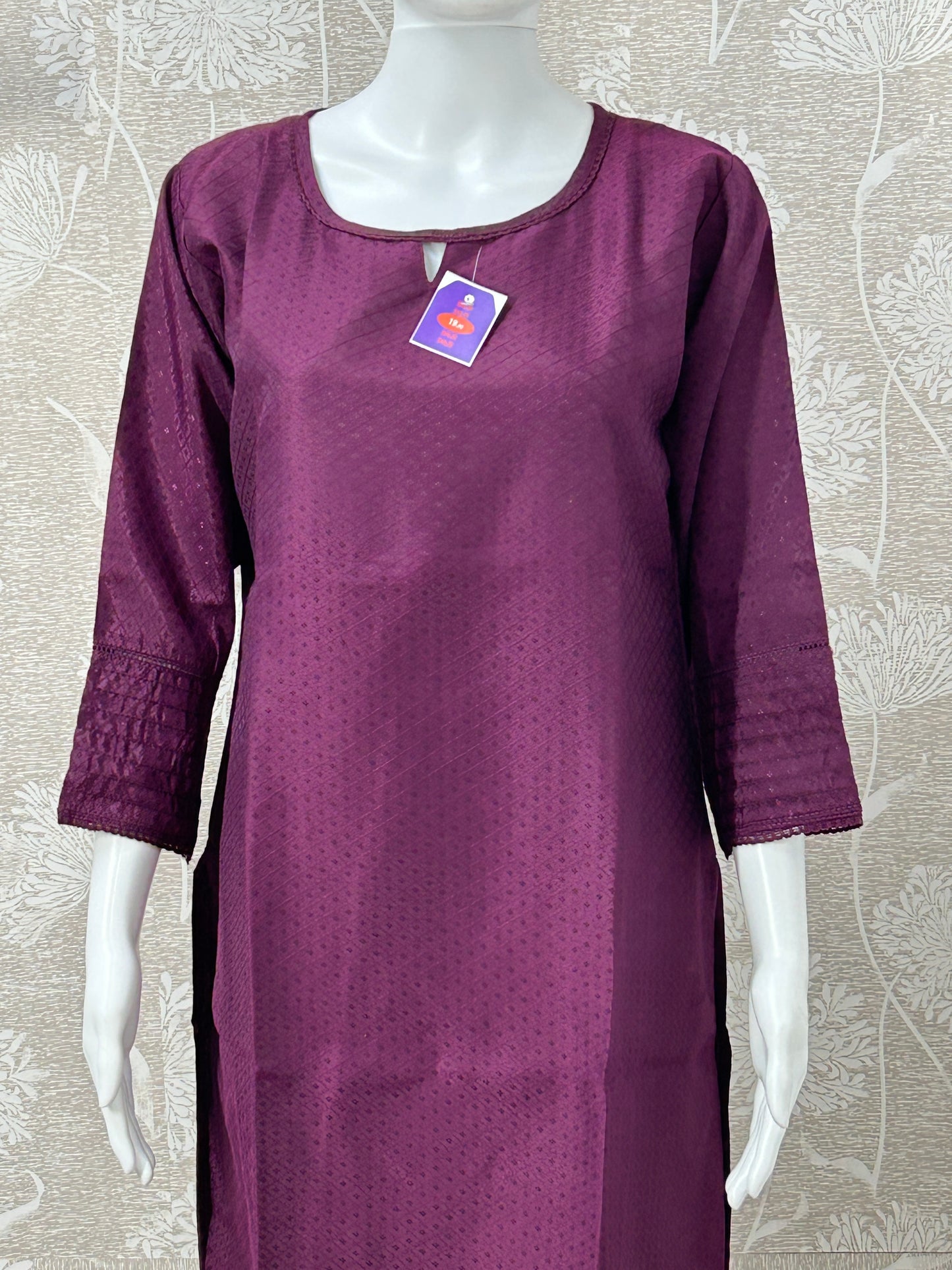 Purple kurti - Kurti Connection USA
