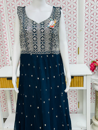 Party wear long kurti - Kurti Connection USA