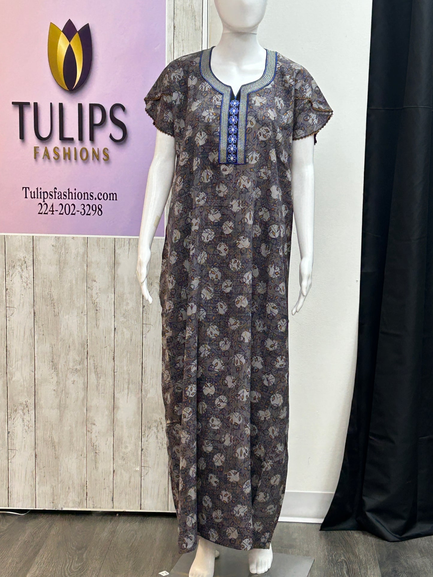 Rayon nighty / Indian night wear by Kurti Connection USA