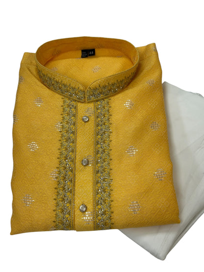 Silk kurta pajama set - Kurti Connection USA