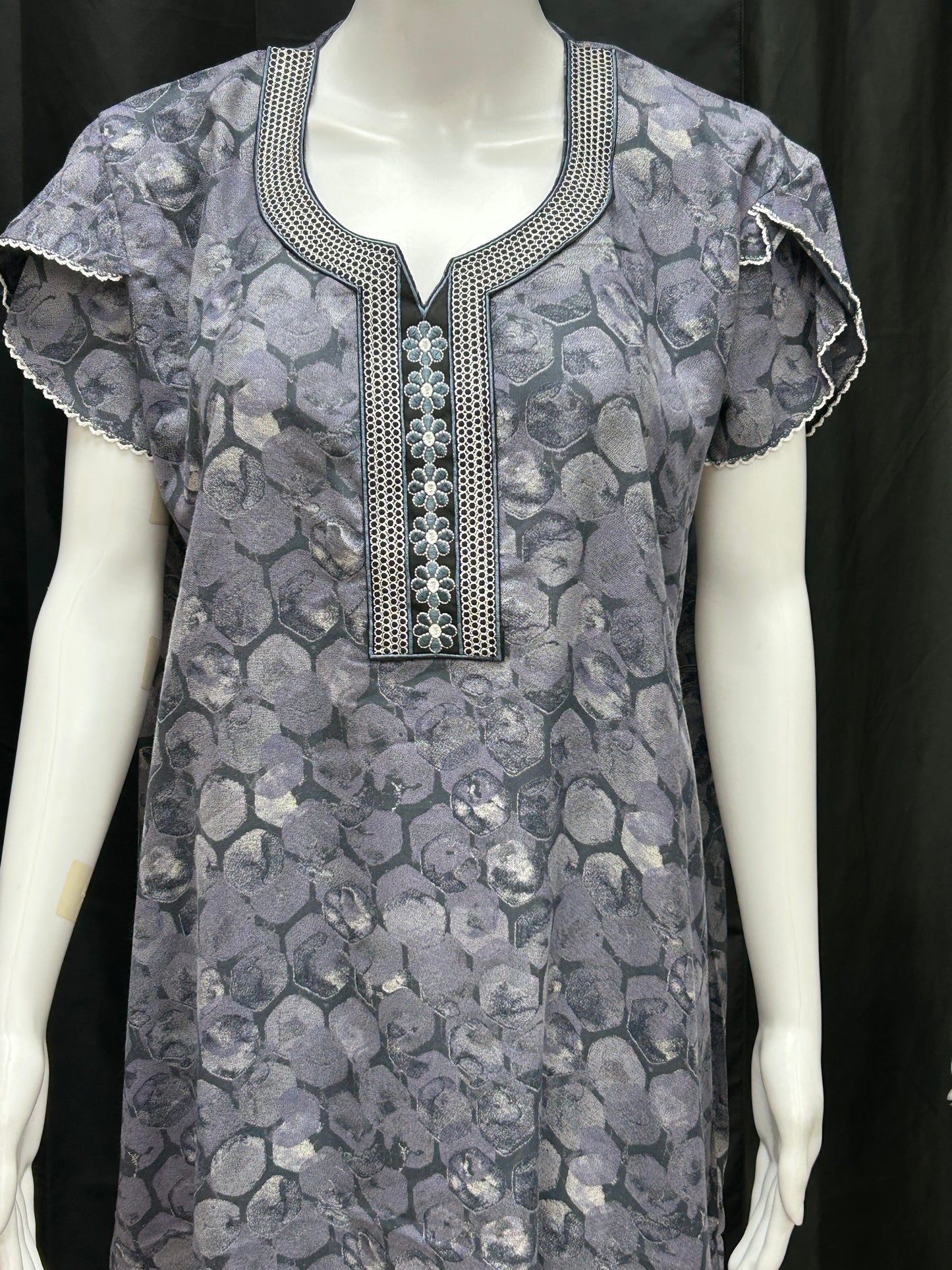 Rayon nighty / Indian night wear by Kurti Connection USA