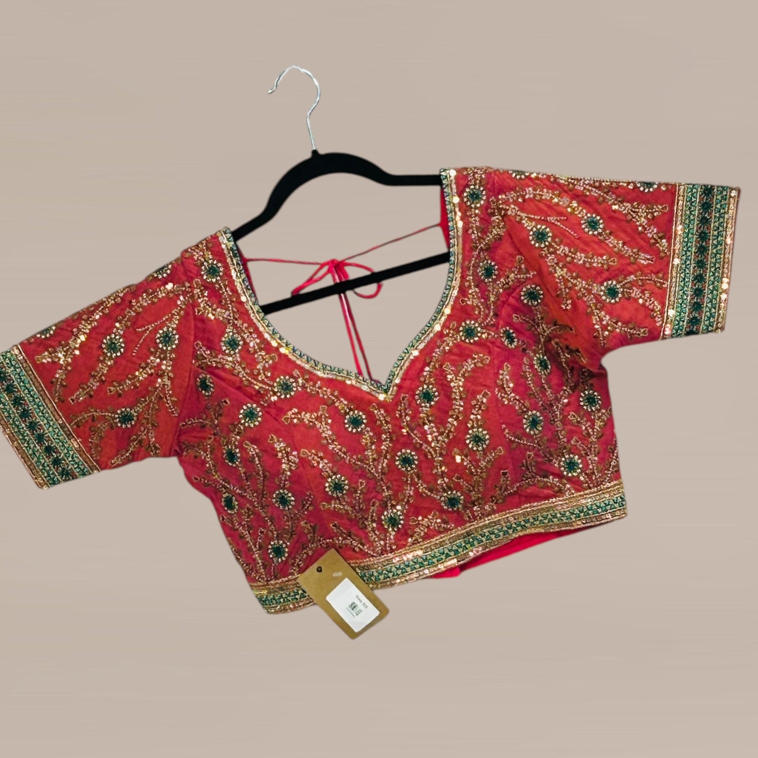 Kanjivaram silk blouse - Kurti Connection USA