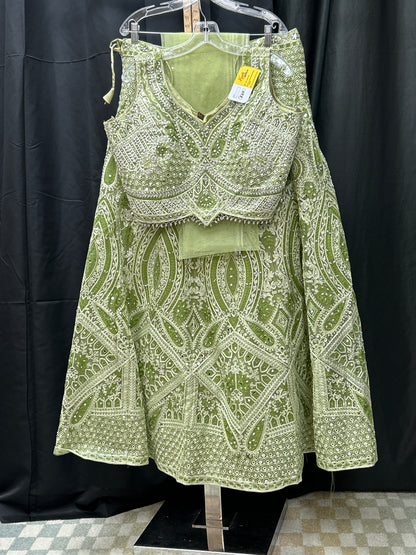 Heavy party wear lehenga Choli set by Kurti Connection USA