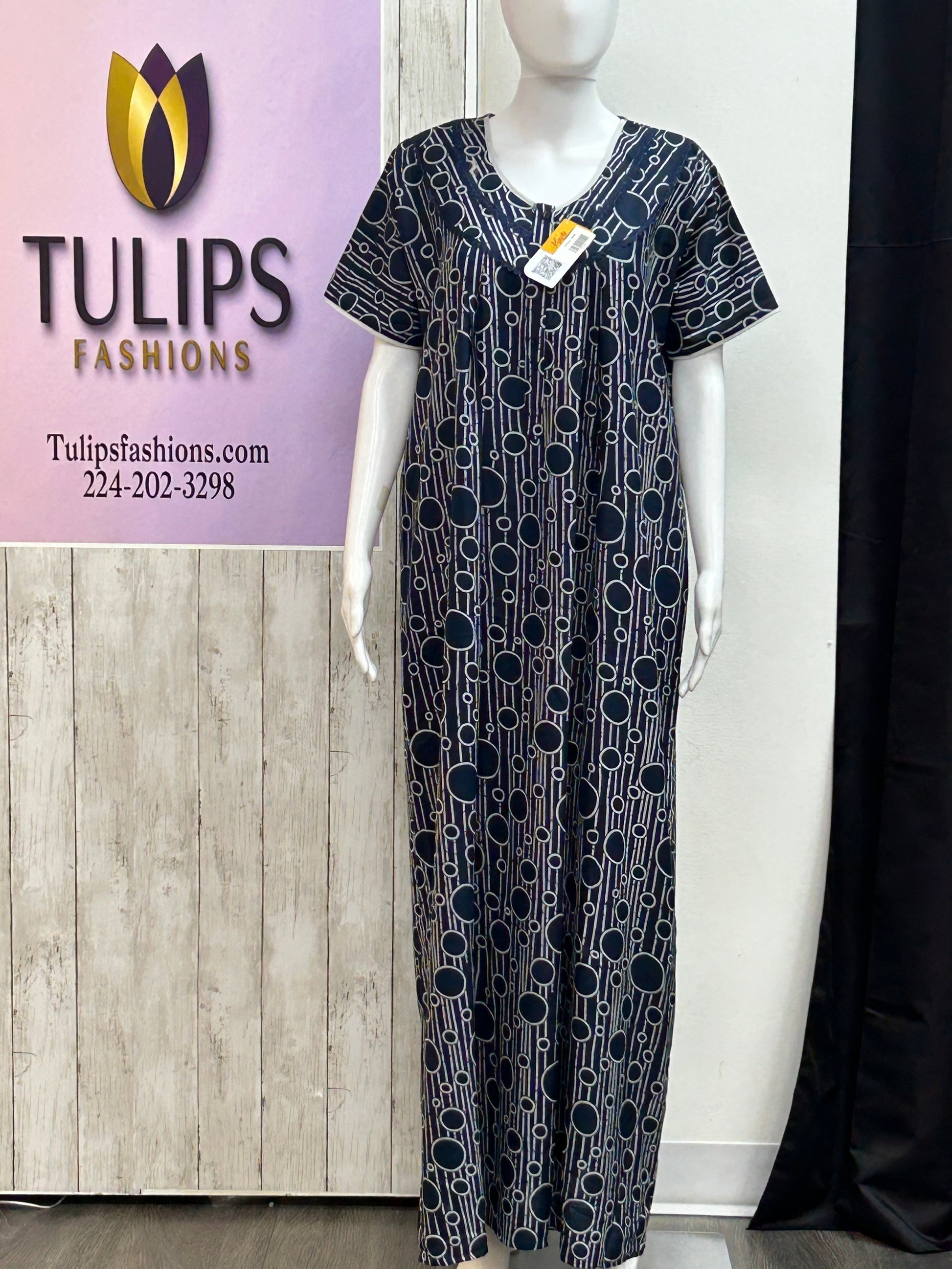Rayon nighty / Indian night wear by Kurti Connection USA