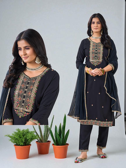 Modal silk Kurti set - Kurti Connection USA