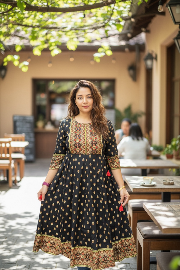 Jaipur cotton Kurti by Kurti Connection USA