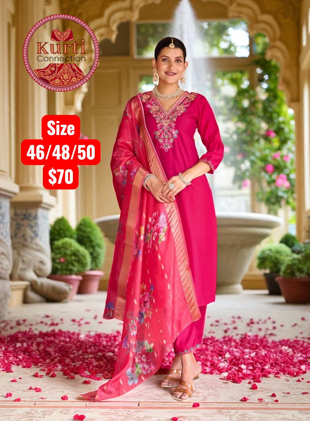 Malhar : Plus size Kurti sets by Kurti Connection USA