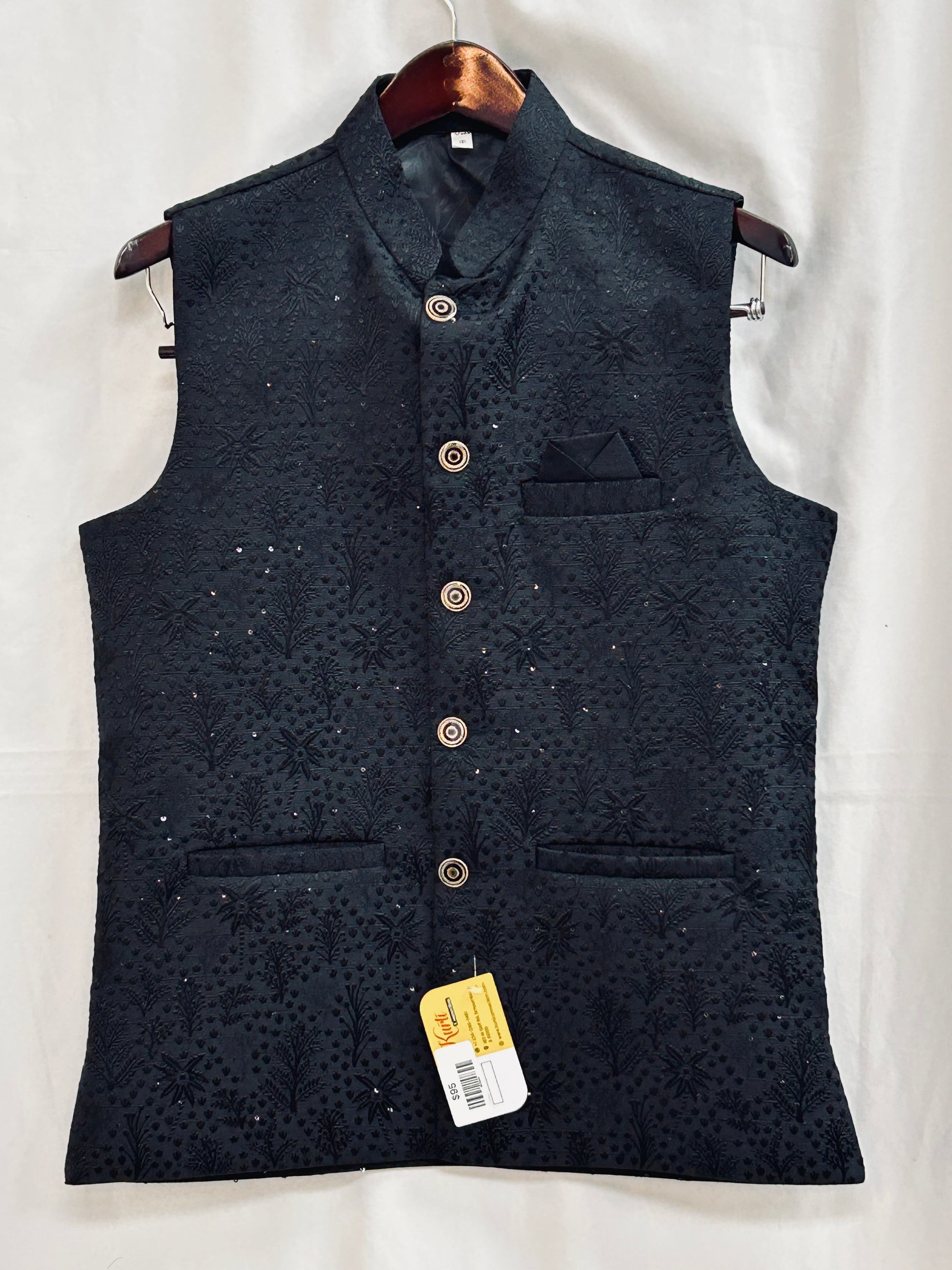 Silk vests for men | half jacket / kurta - Kurti Connection USA
