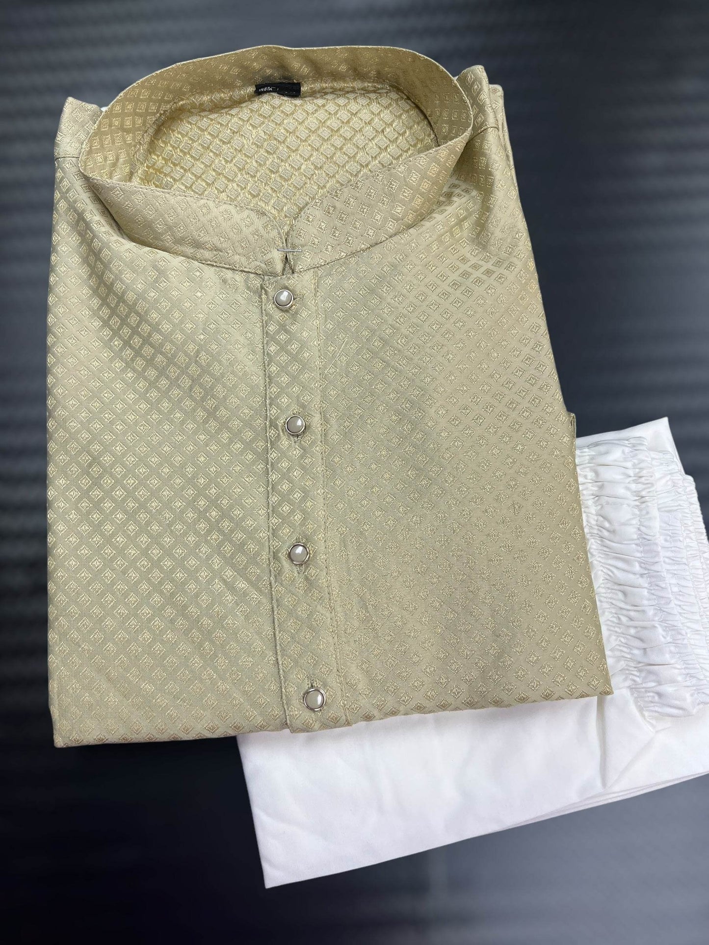 Light Mehandi green kurta set - Kurti Connection USA