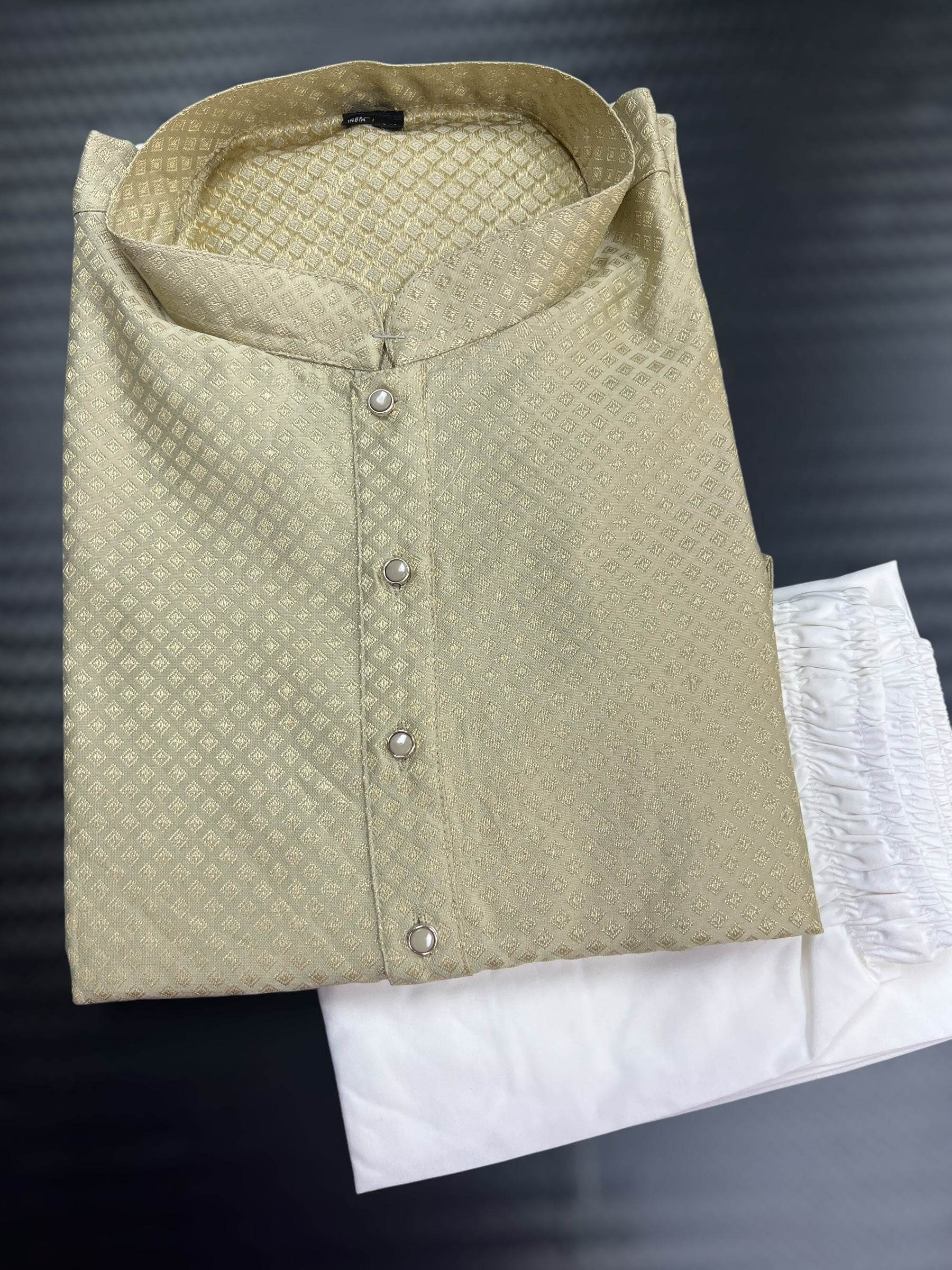 Light Mehandi green kurta set - Kurti Connection USA