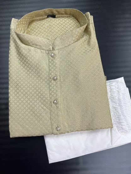 Light Mehandi green kurta set - Kurti Connection USA