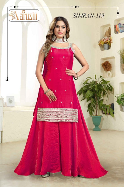 Wedding guest collection : Sharara suit by Kurti Connection USA