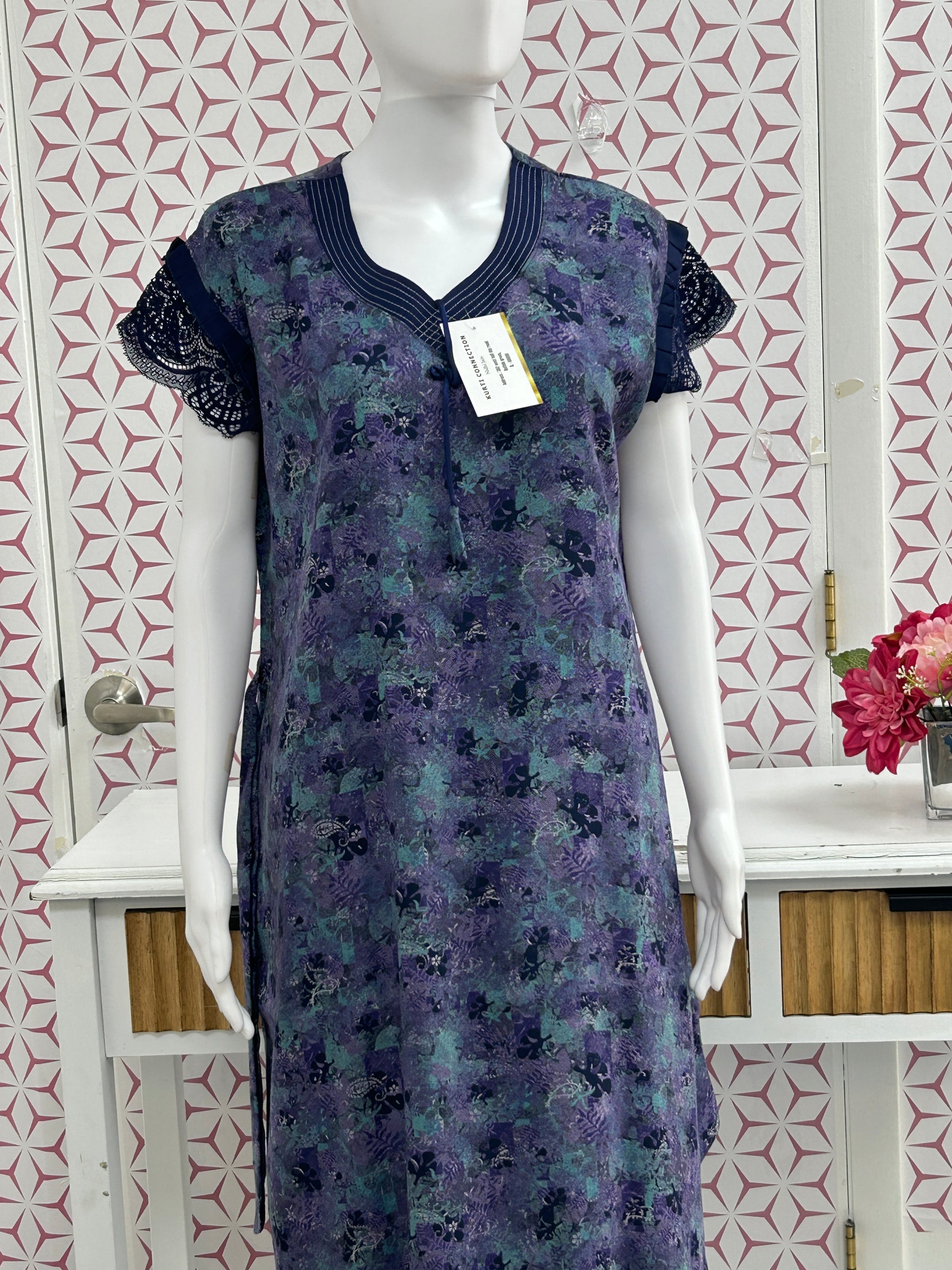 Rayon nighty - Kurti Connection USA