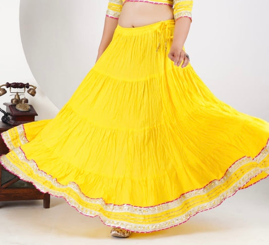 Cotton Lehenga Skirt - Casual Ethnic Wear by Kurti Connection USA