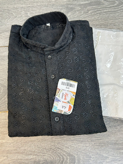 Chikankari kurta pajama - Kurti Connection USA