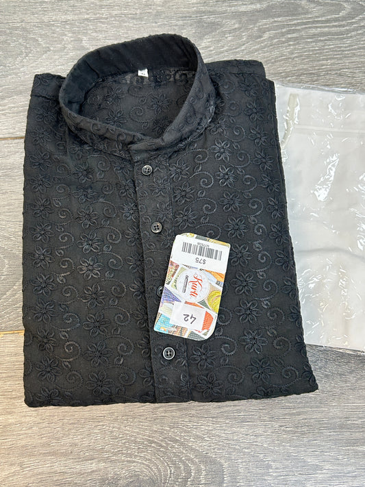 Chikankari kurta pajama - Kurti Connection USA