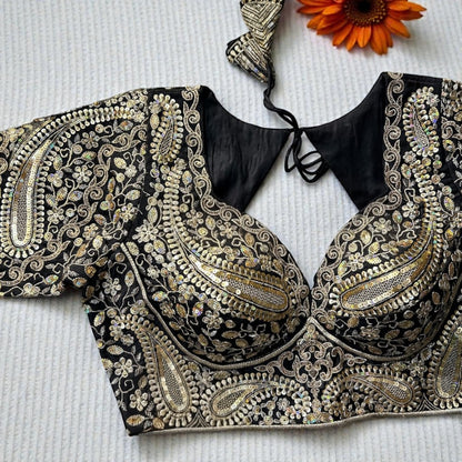 Party wear heavy work blouses by Kurti Connection USA