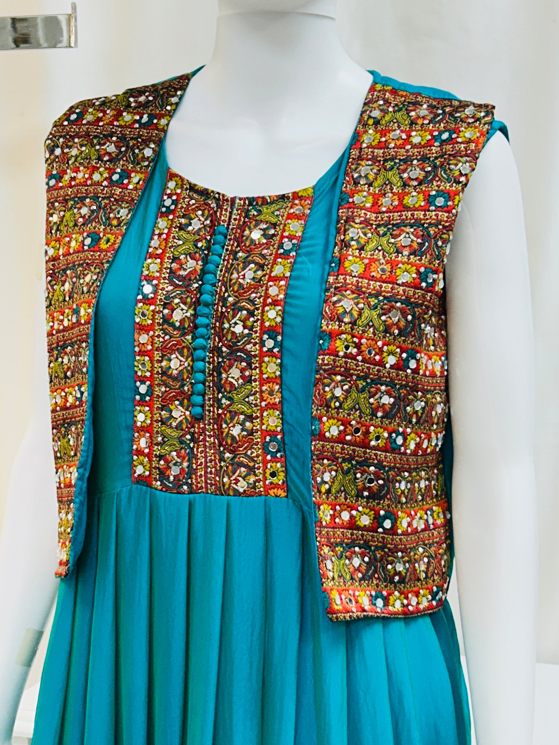Silk long kurti by Kurti Connection USA