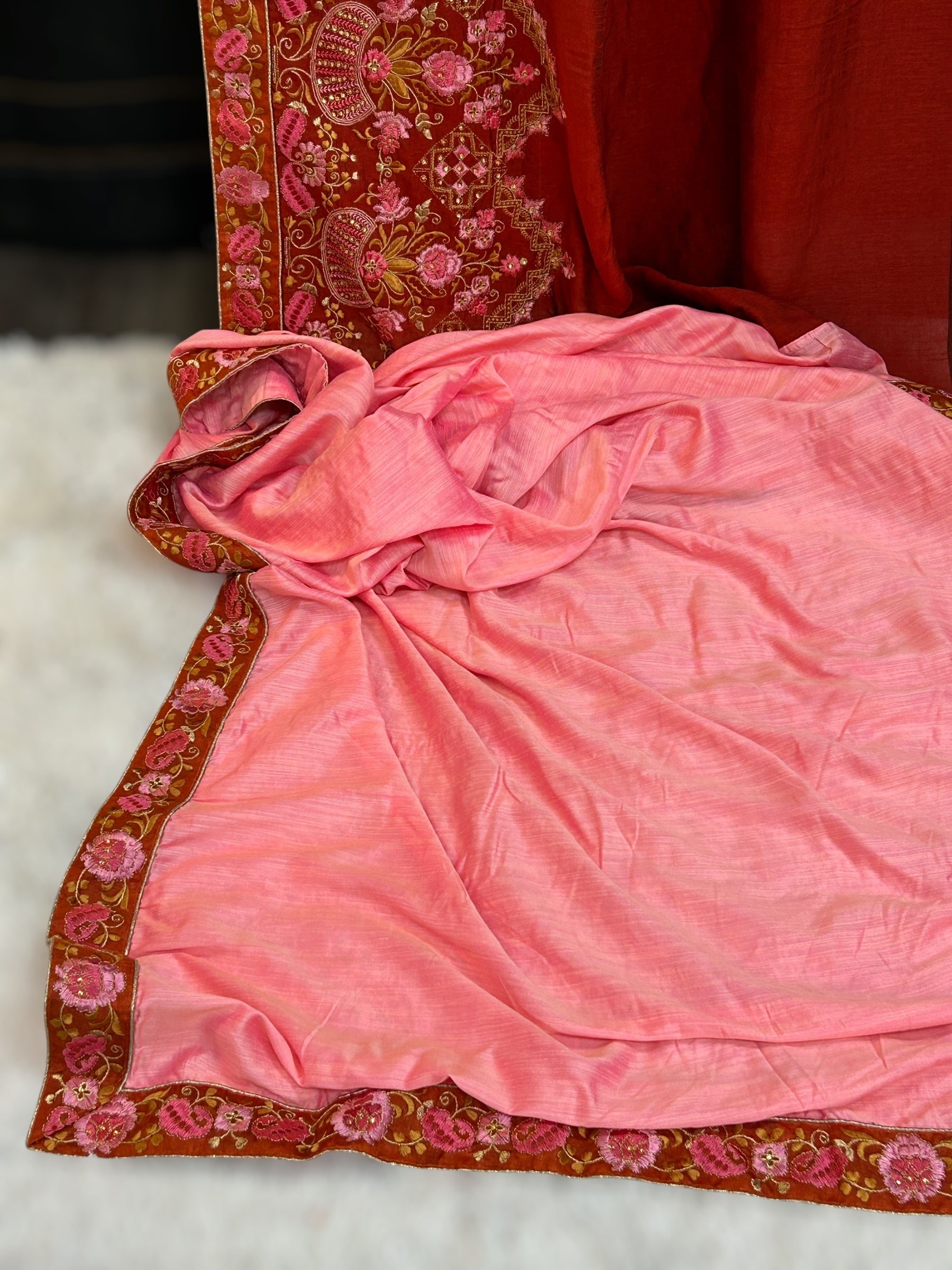 Cotton silk saree - Kurti Connection USA
