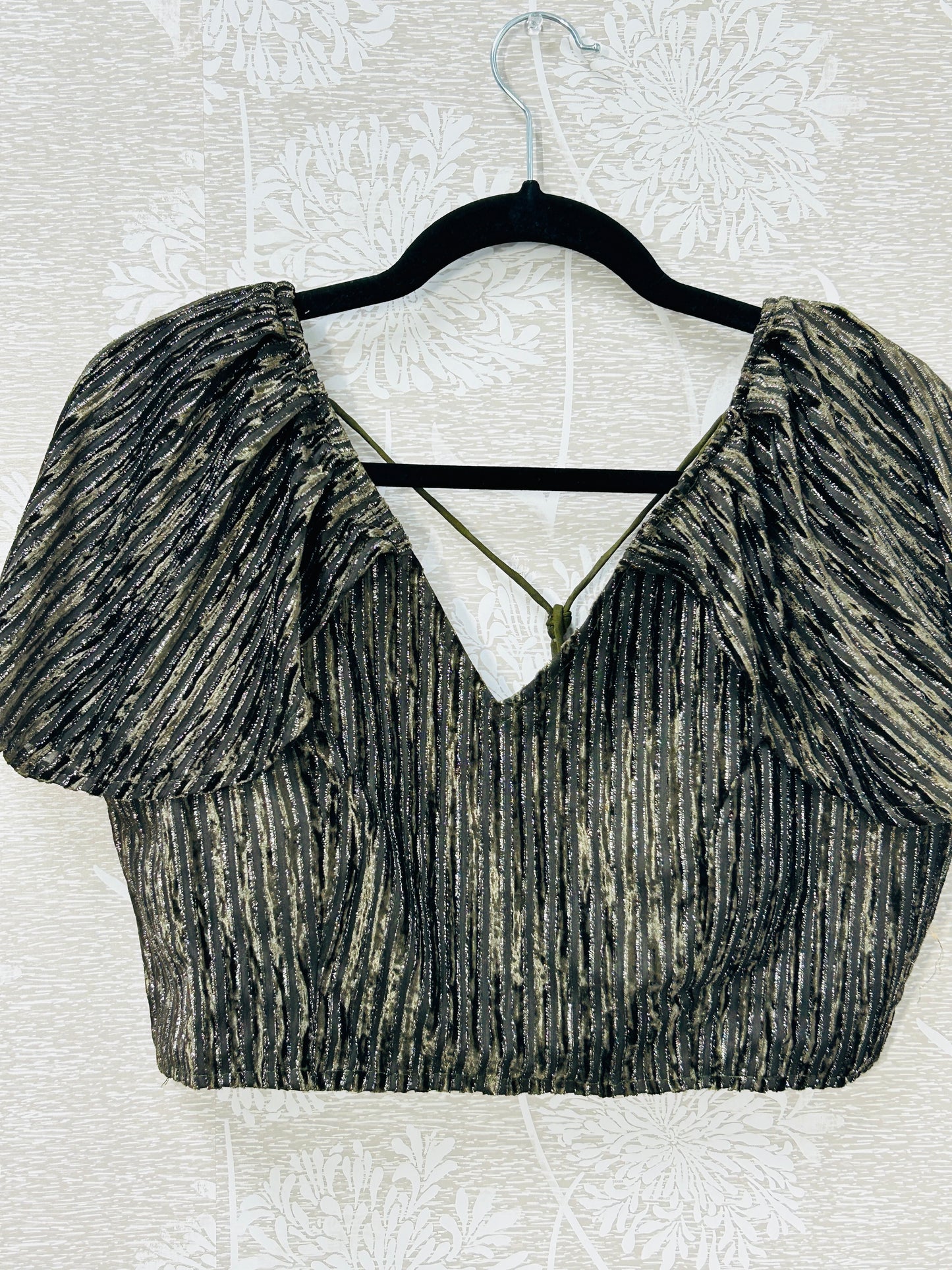 Fancy cap sleeve blouse - Kurti Connection USA