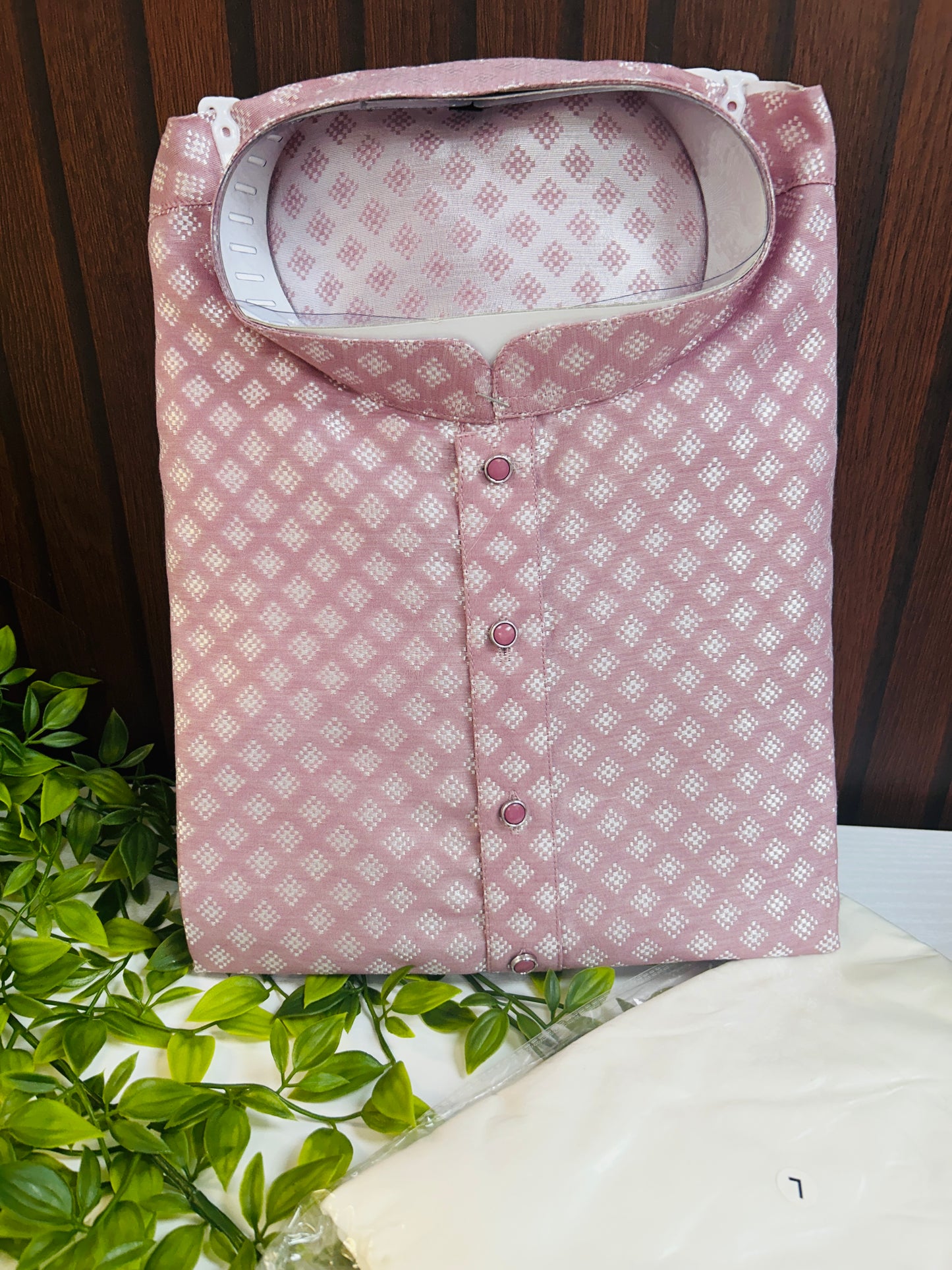 Silk cotton kurta set for men - Kurti Connection USA