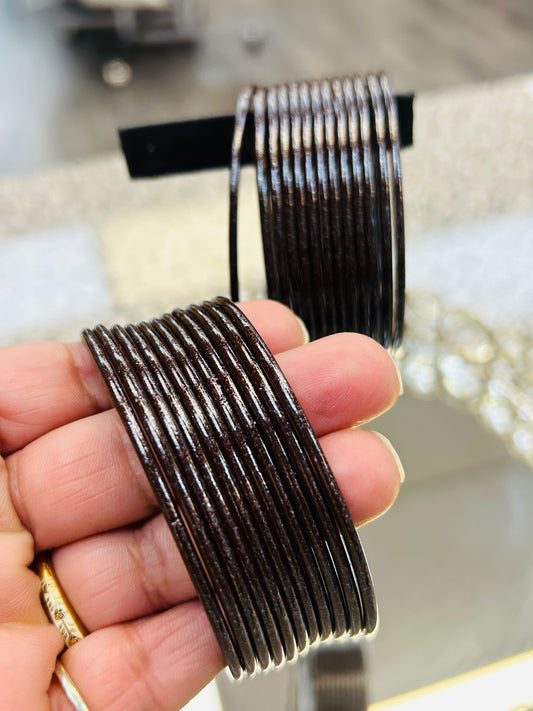 Bangles : chocolate brown : size 2.6 - Kurti Connection USA