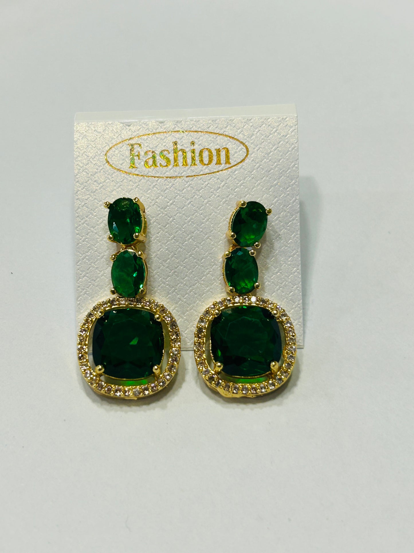 Earrings with golden polish by Kurti Connection USA