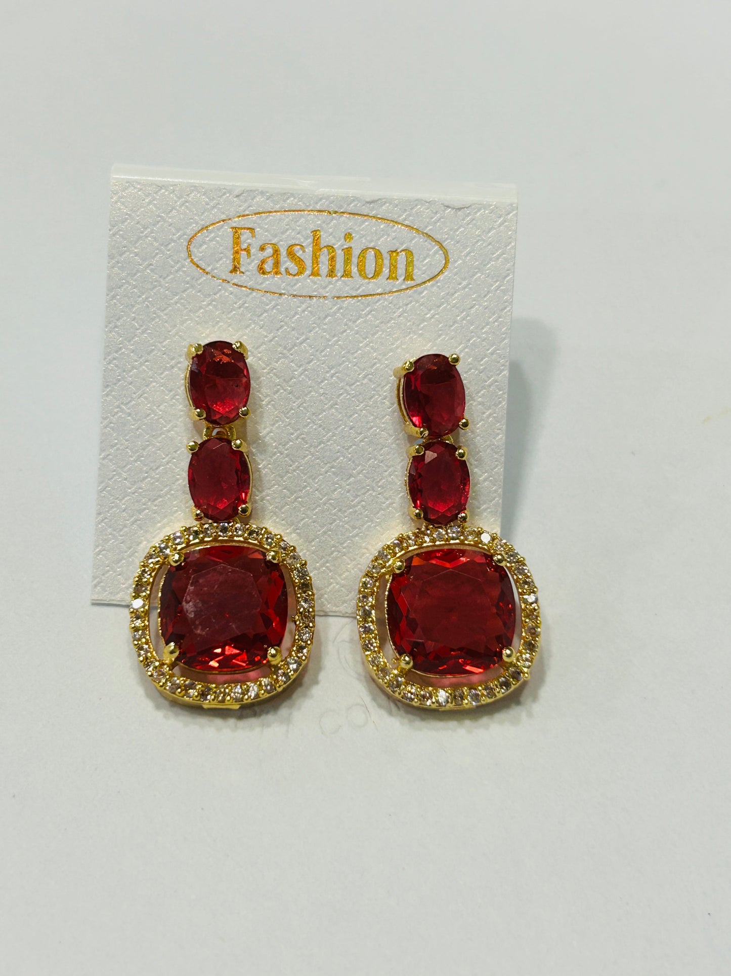 Earrings with golden polish by Kurti Connection USA