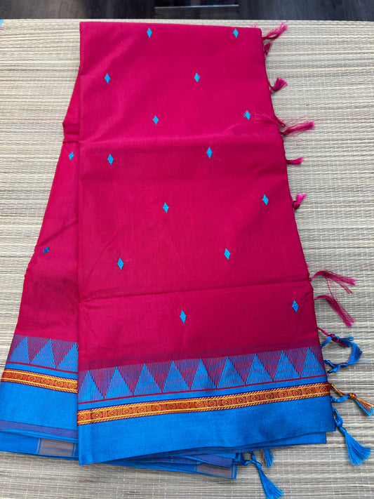 Cotton saree by Kurti Connection USA