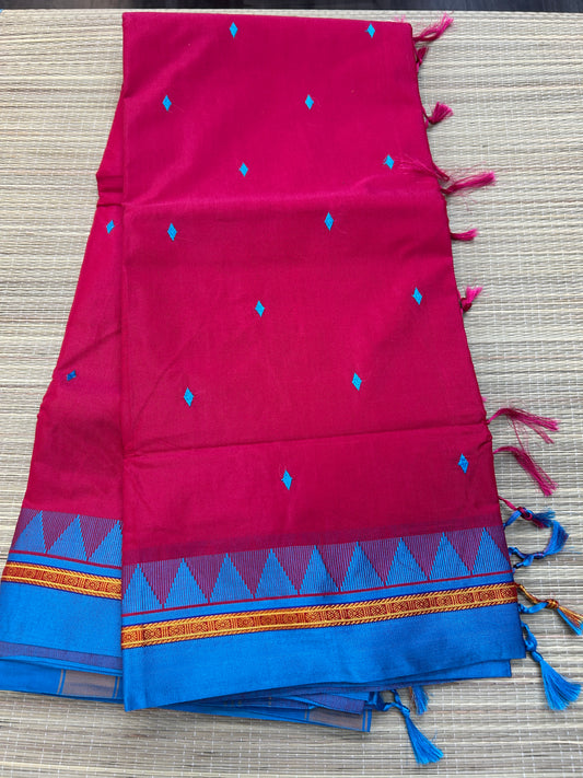 Cotton saree by Kurti Connection USA