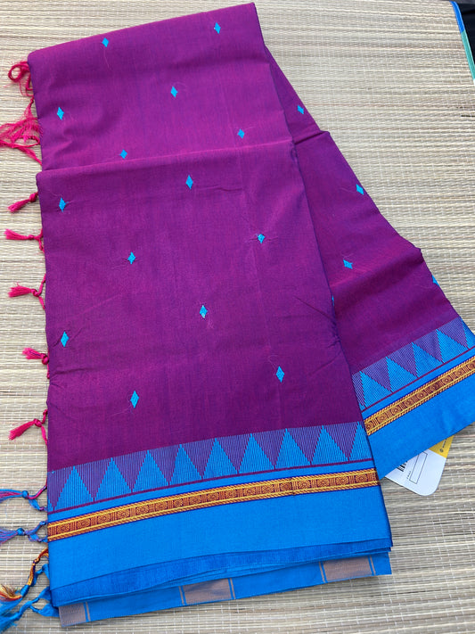 Cotton saree by Kurti Connection USA