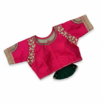 Front hook blouse by Kurti Connection USA