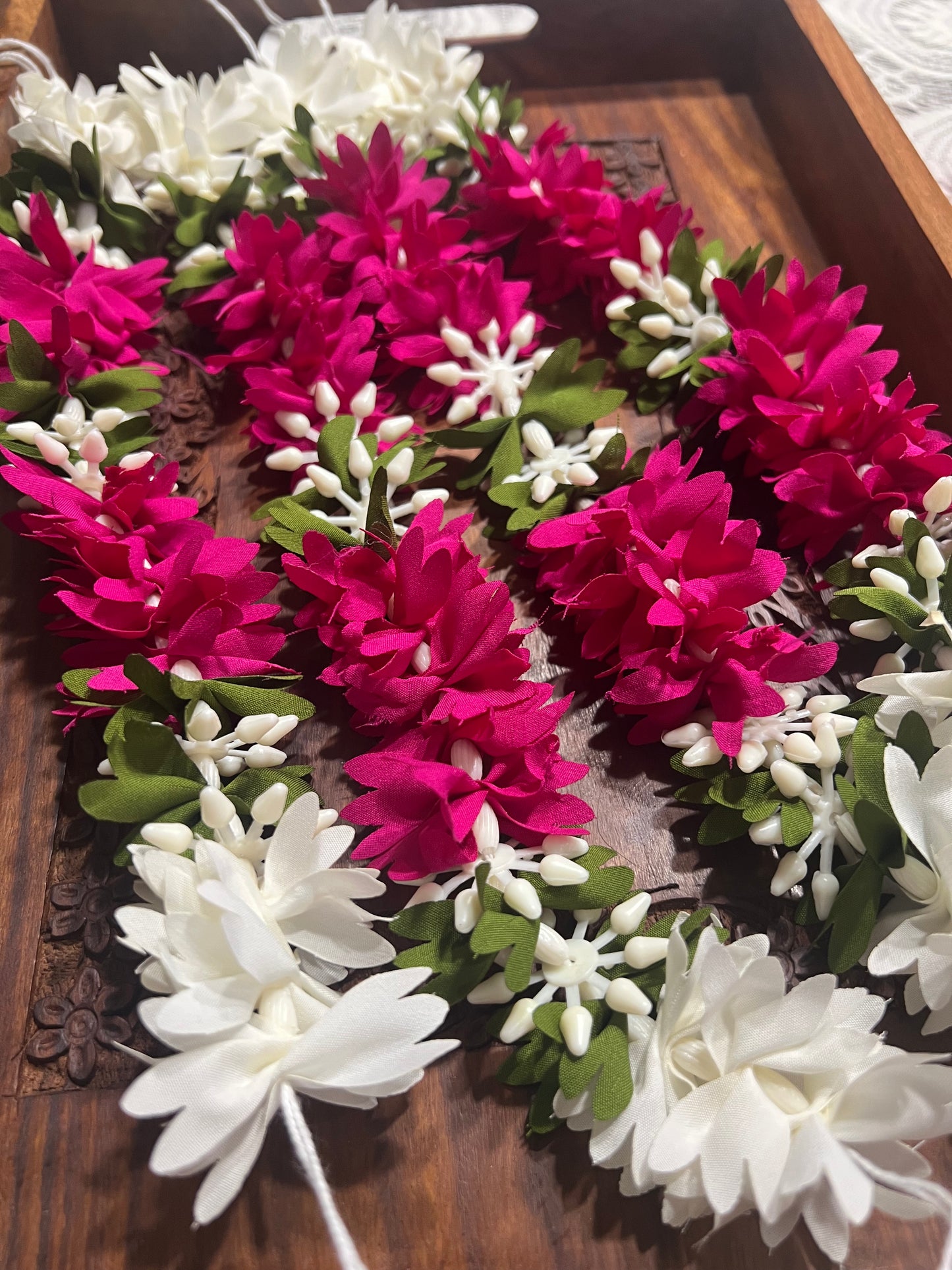 Gajra: Immitation flower strings , hair accessories by Kurti Connection USA