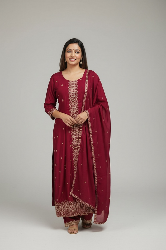 Anarkali long Kurti set by Kurti Connection USA