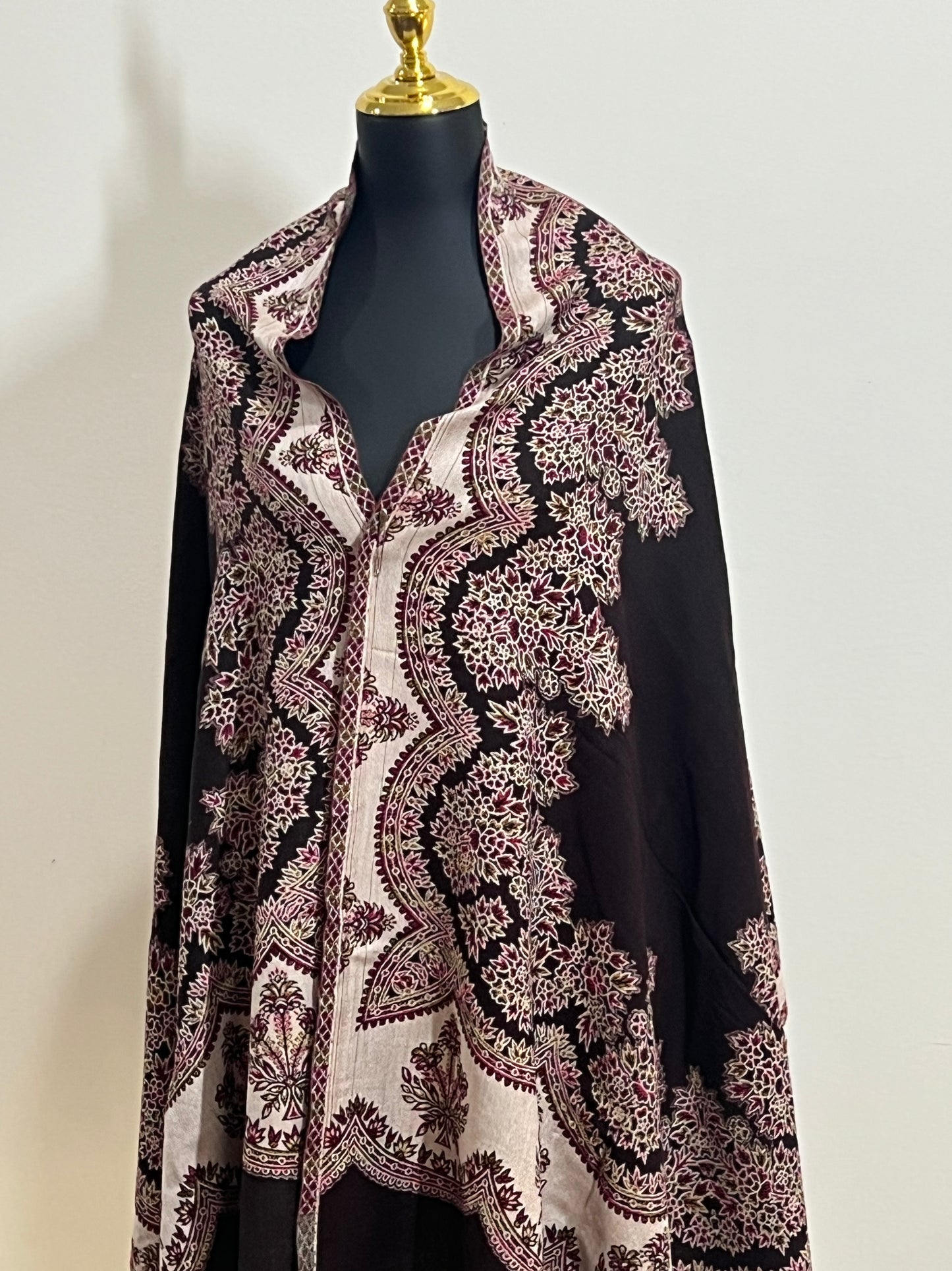 Woolen shawl : stole by Kurti Connection USA