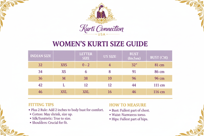 Party wear long kurti by Kurti Connection USA