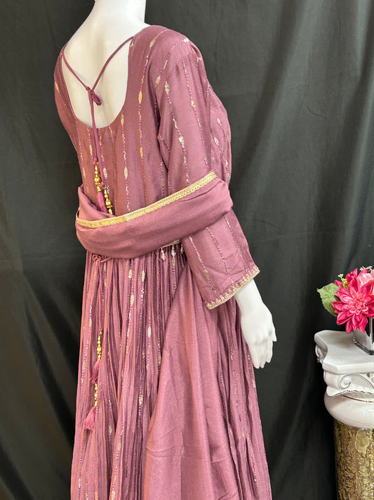 Party wear long kurti / Anarkali set by Kurti Connection USA